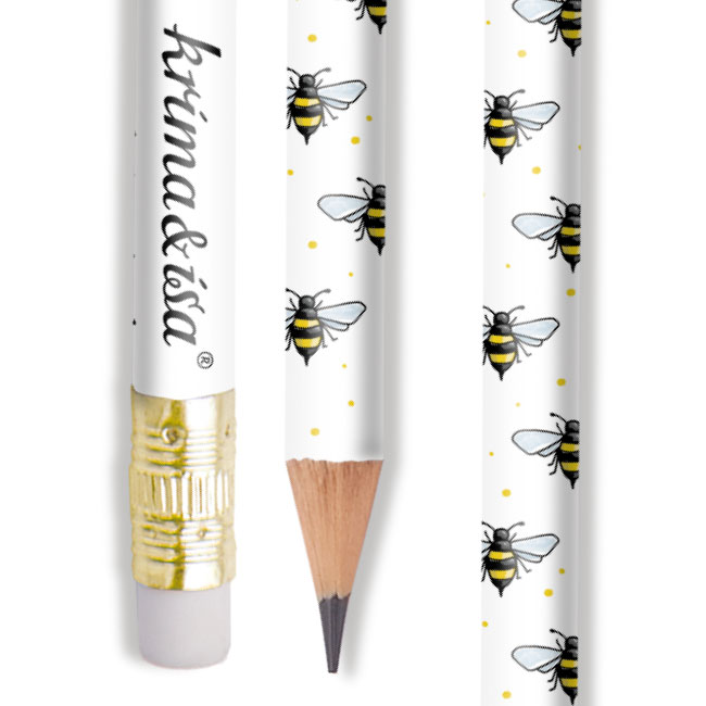 krima&isa Bleistift Bienen