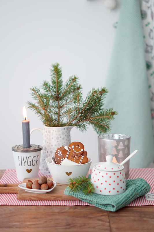 Tasse "Frohe Weihnachten", grau/gold