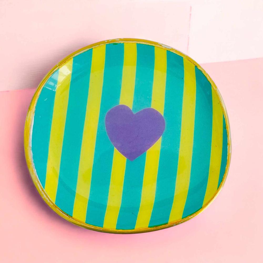 Dekoschale, Heart Green, S