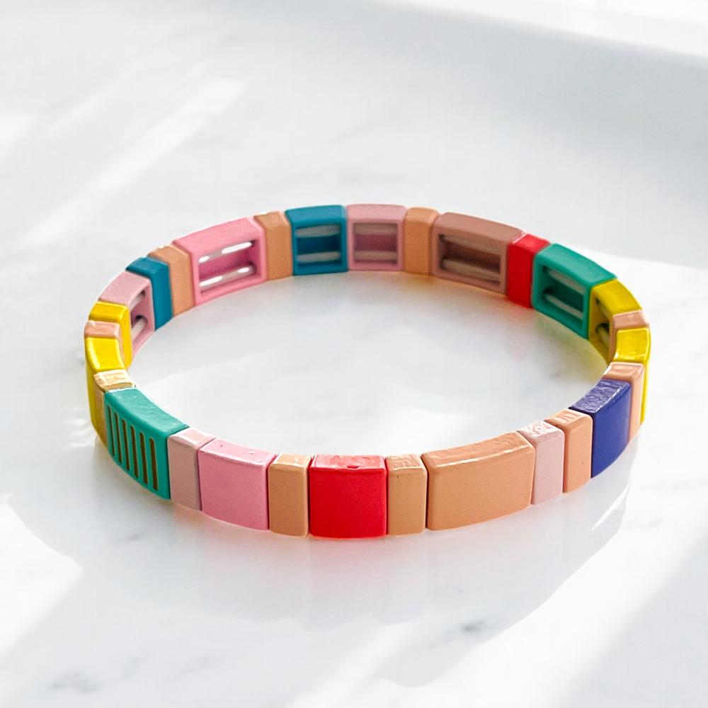 Armband, colorblock pastel