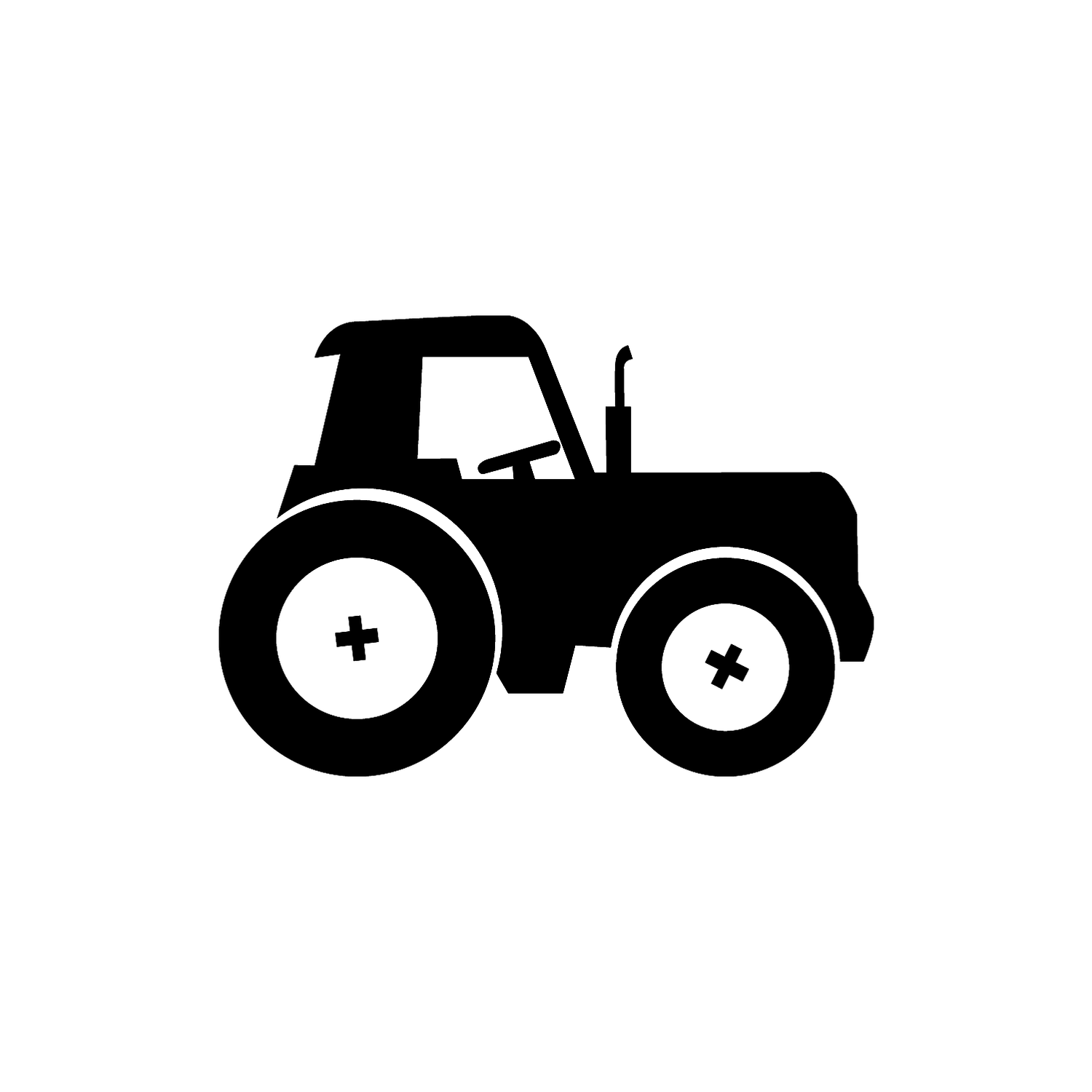 Abdruck Stempel Traktor, 35 mm