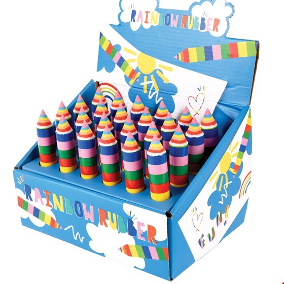 Radiergummi Stift "Regenbogen"