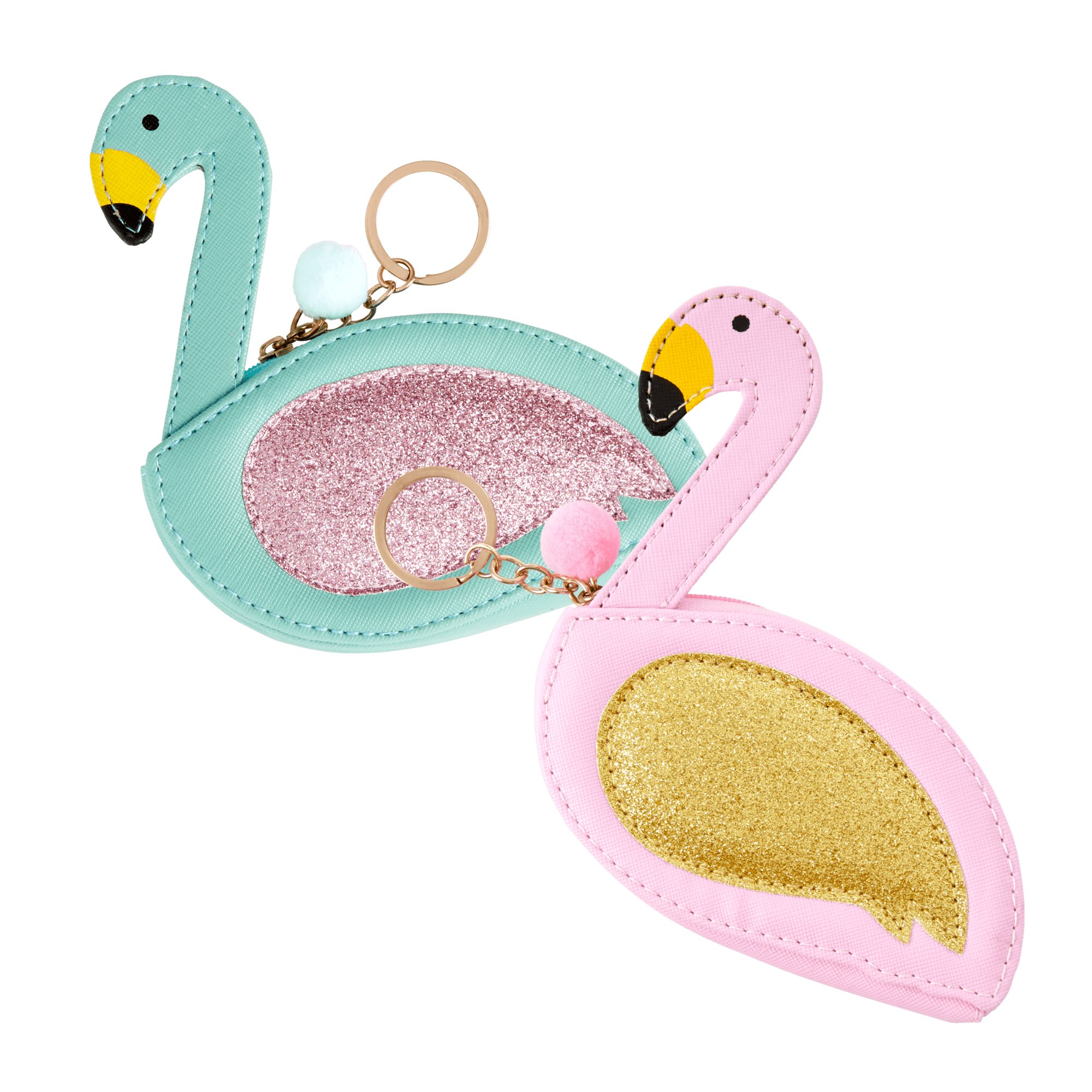 Täschchen/Geldbeutel Flamingo/Schwan, rosa