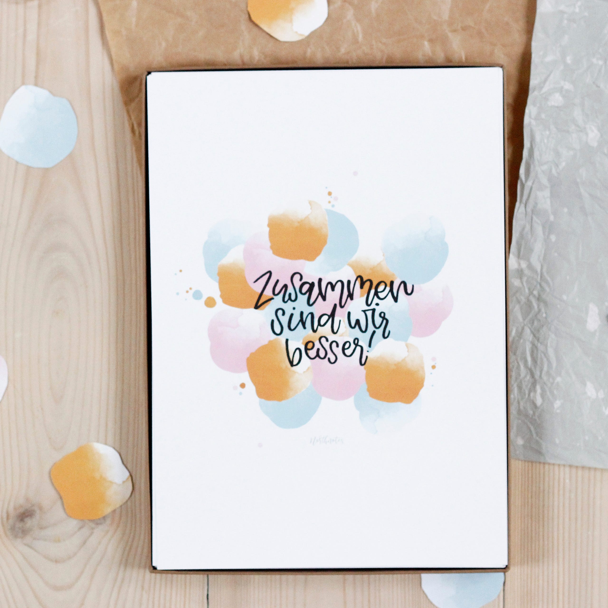 Postkarte "Zusammen sind wir besser"