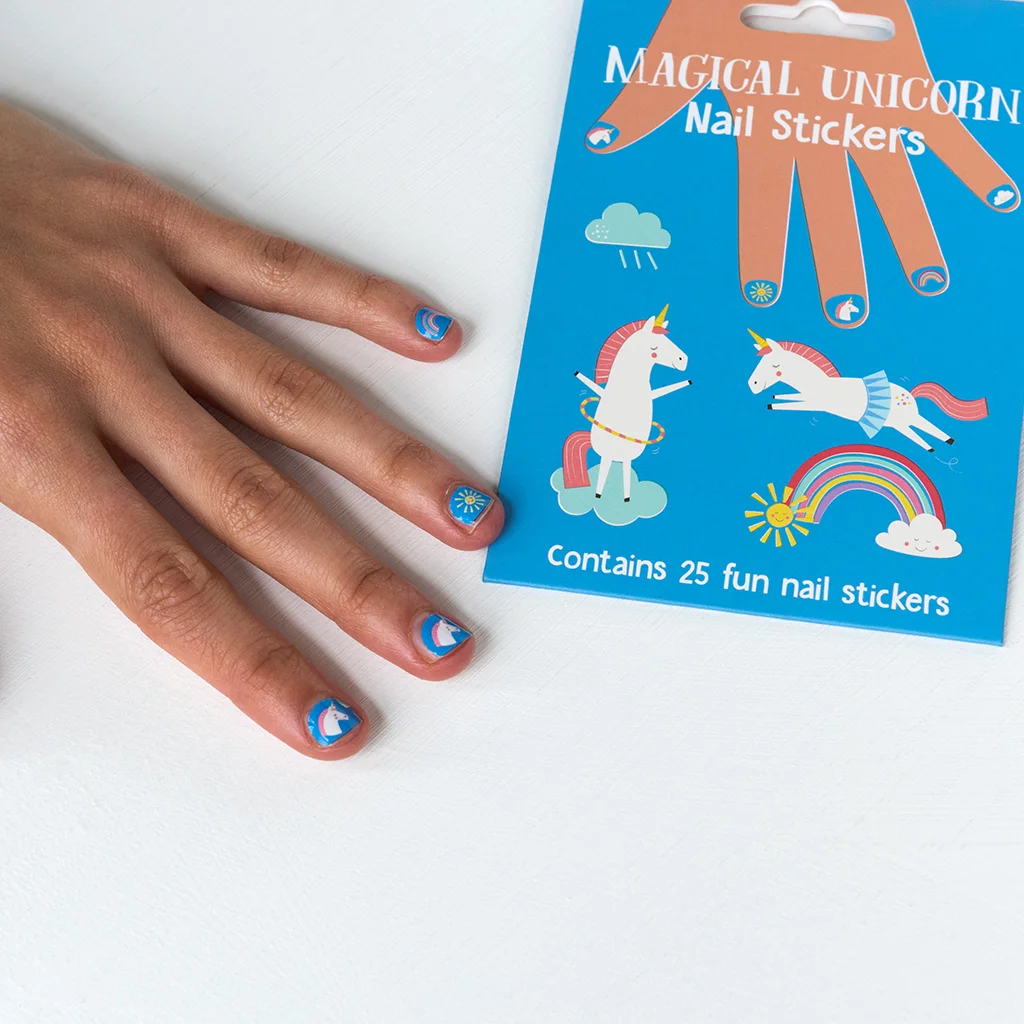 Nagel-Sticker "Magical Unicorn" (Set mit 25 Stück)