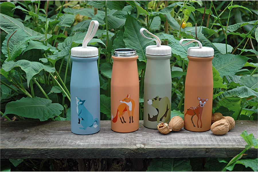 Thermoskanne/Flasche, Fuchs orange