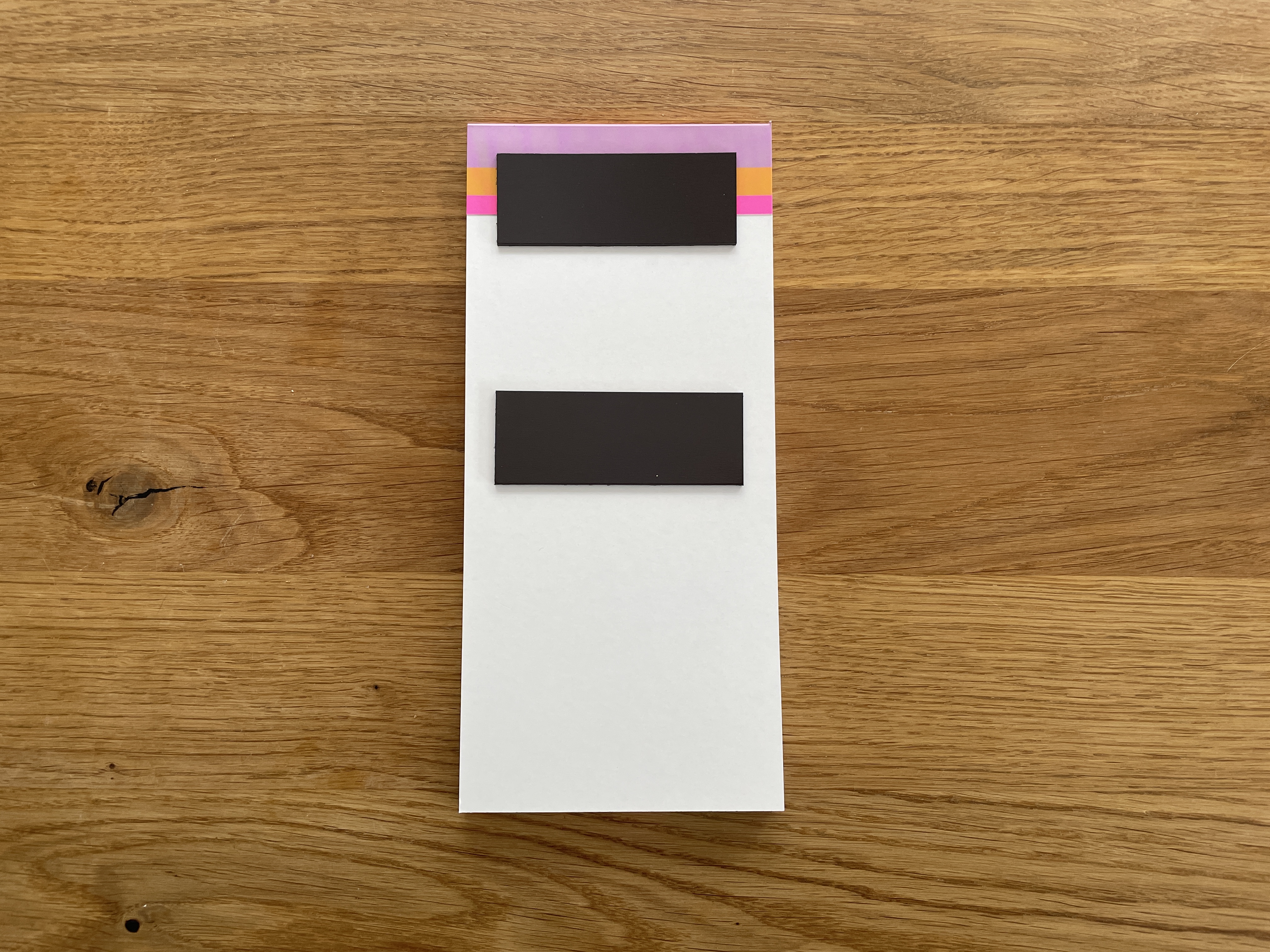Notizblock magnetisch, liniert, 80 Blatt