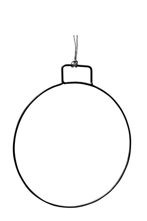 Anhänger von Krasilnikoff aus Zink, Weihnachtskugel