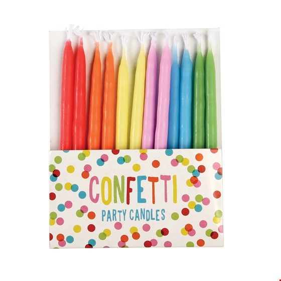 Kleine Kerzen "Confetti Party"