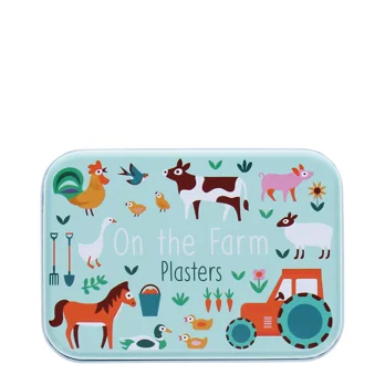Pflaster in Metall-Box Bauernhof "farmyard"