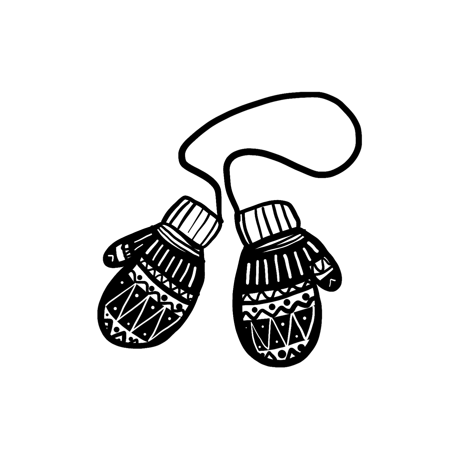 Abdruck Stempel Handschuhe, 12 mm