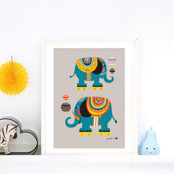 byGraziela Poster, Elefant, A3