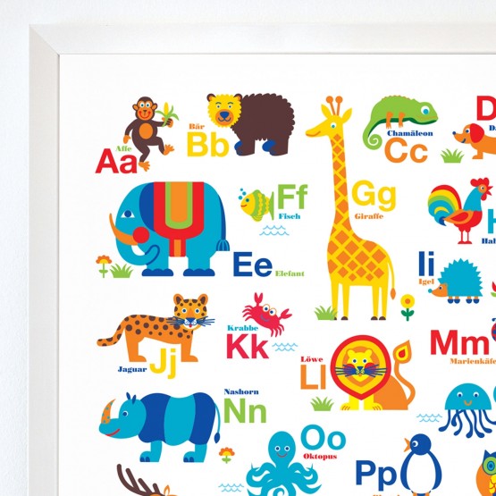 byGraziela Poster, ABC Tierposter