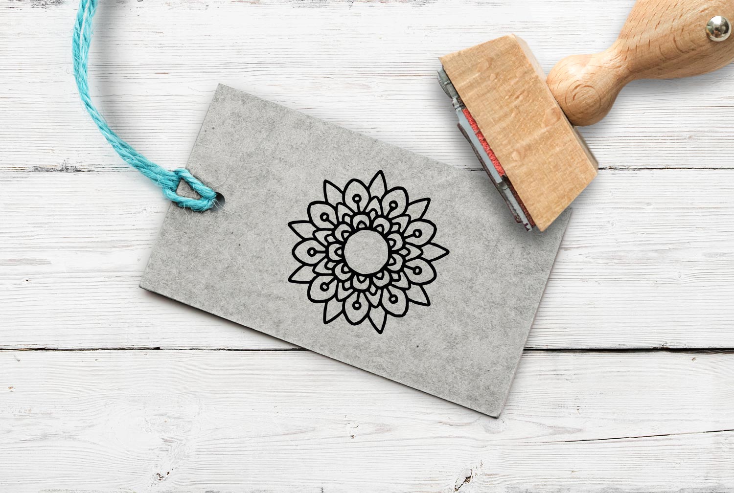 Stempel Blume/Mandala 1, 35 mm