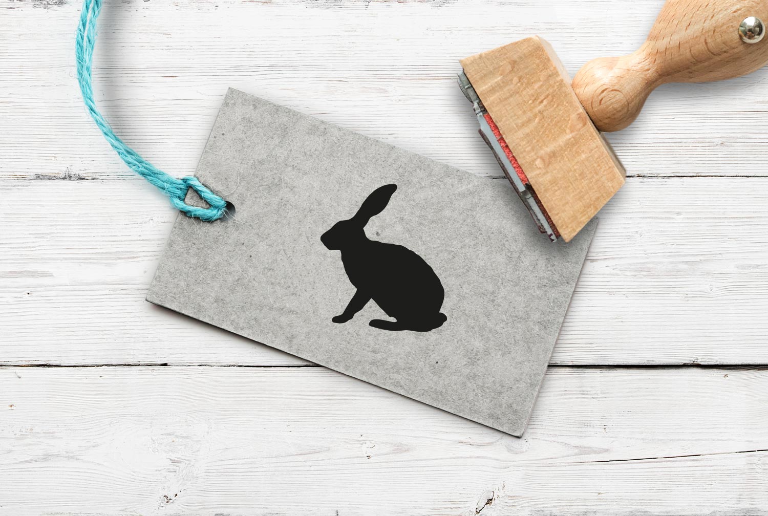 Stempel Osterhase_2, 35 mm
