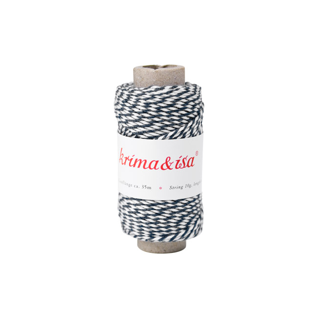 krima&isa Garnrolle mini schwarz