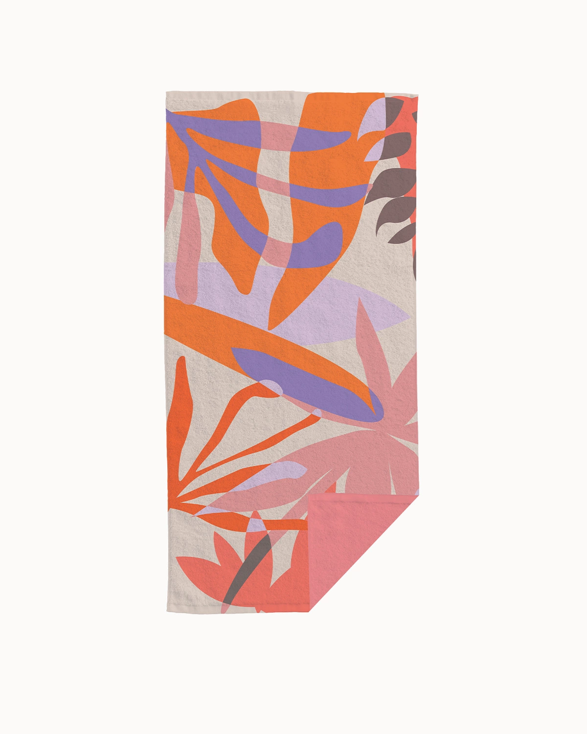 Baumwoll Strandtuch "tropical flowers"