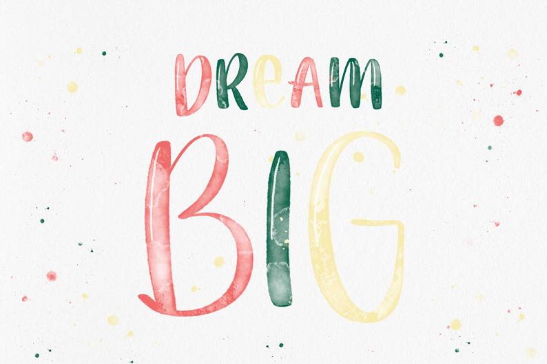 Postkarte "Dream Big"