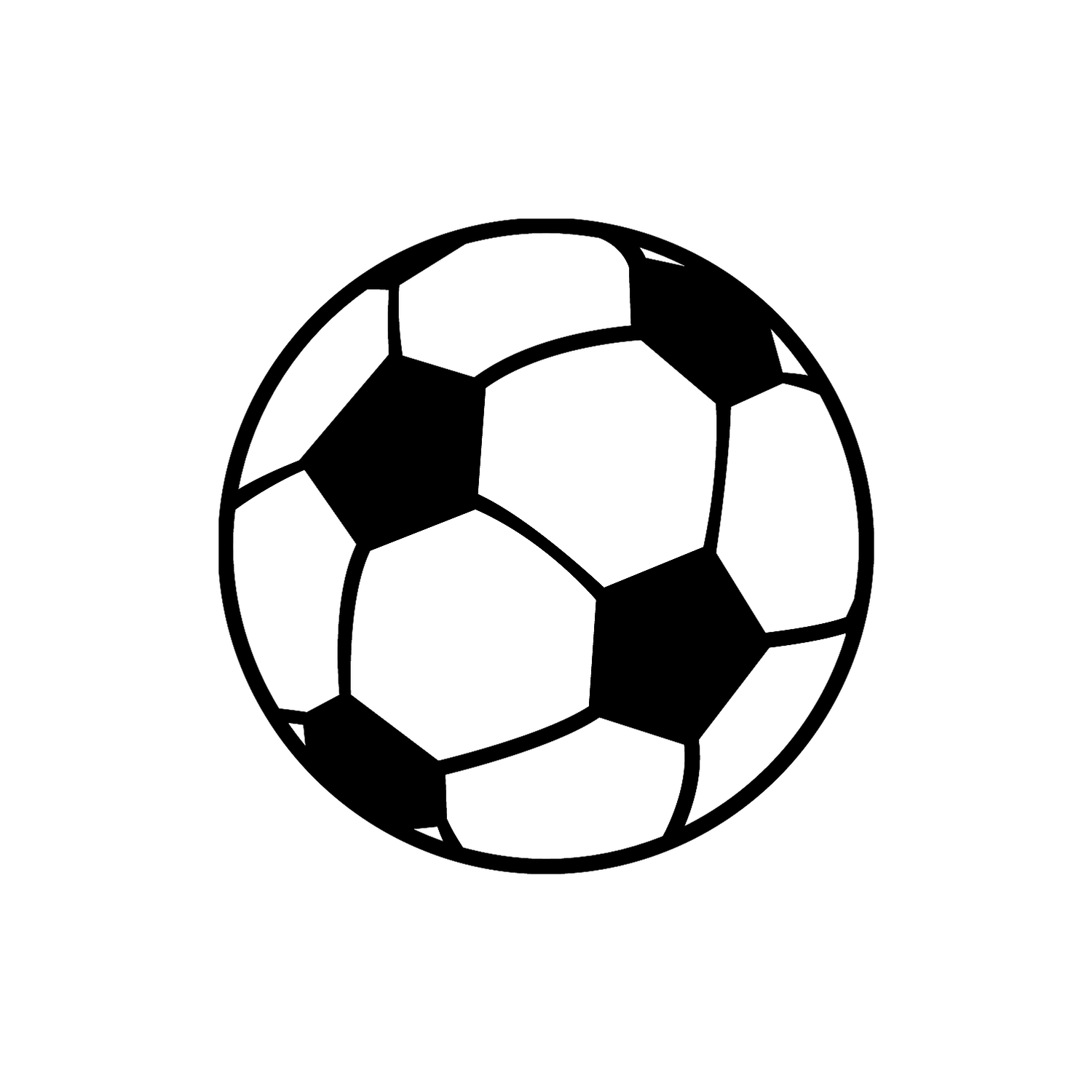 Abdruck Stempel Fußball, 12 mm