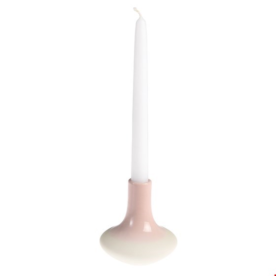 Kerzenhalter "Baby Pink Dipped", rosa