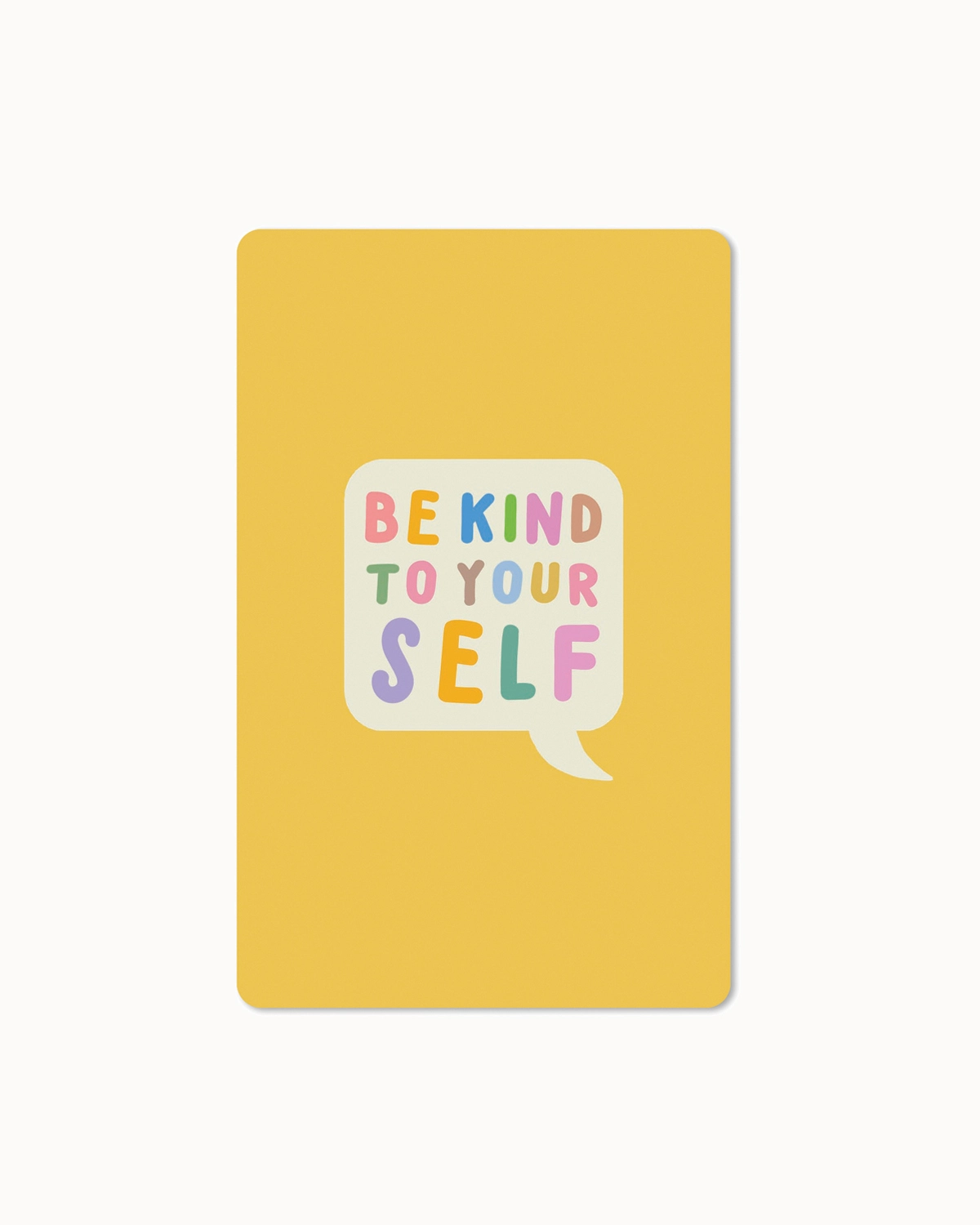 Postkarte "Be kind to your self"