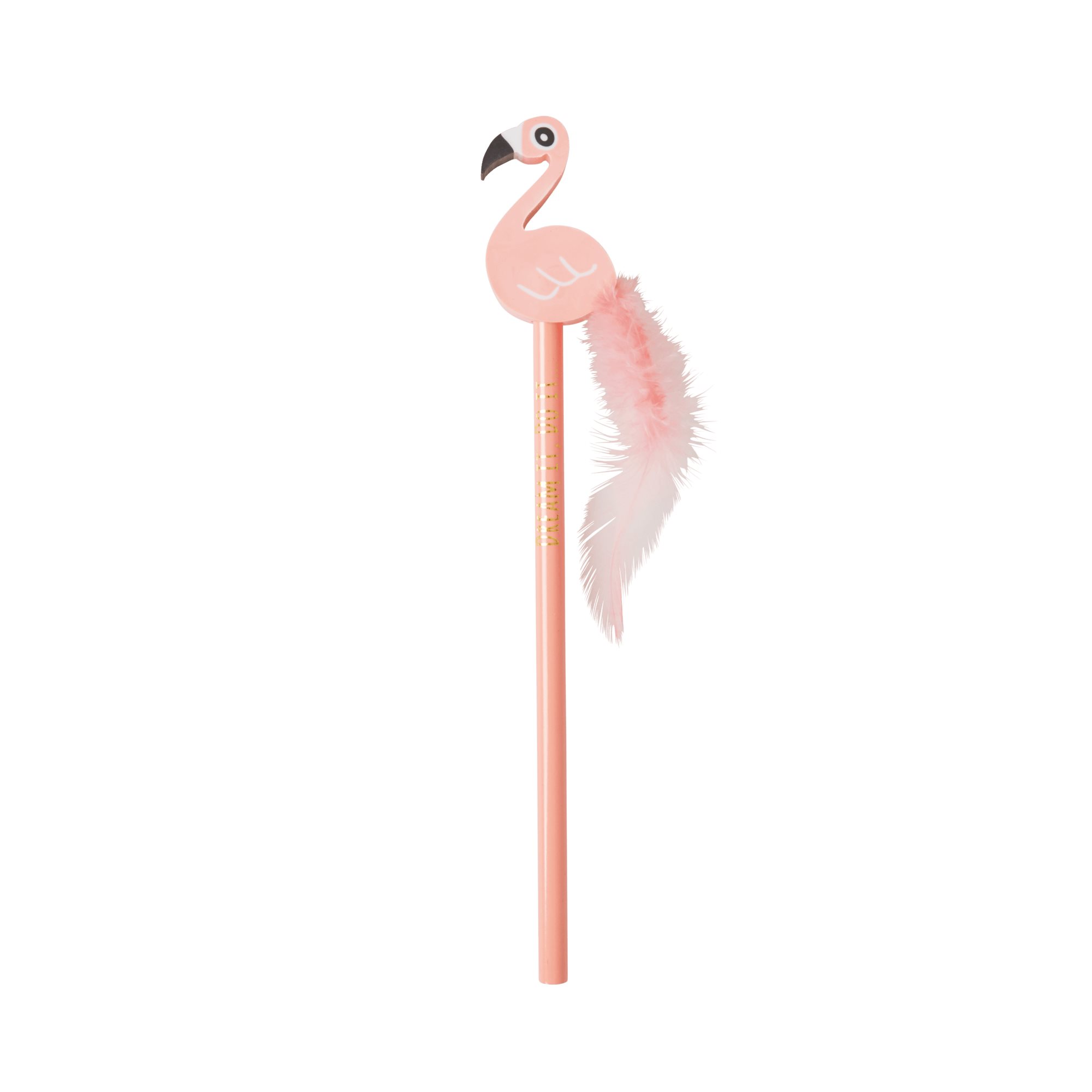 Bleistift mit Radiergummi Flamingo