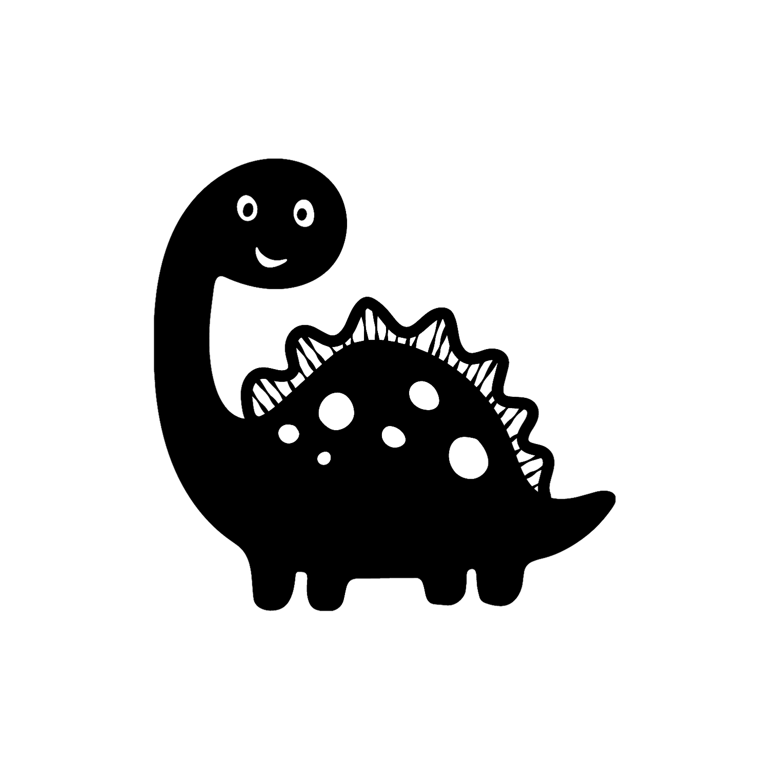 Abdruck Stempel Dinosaurier, 12 mm