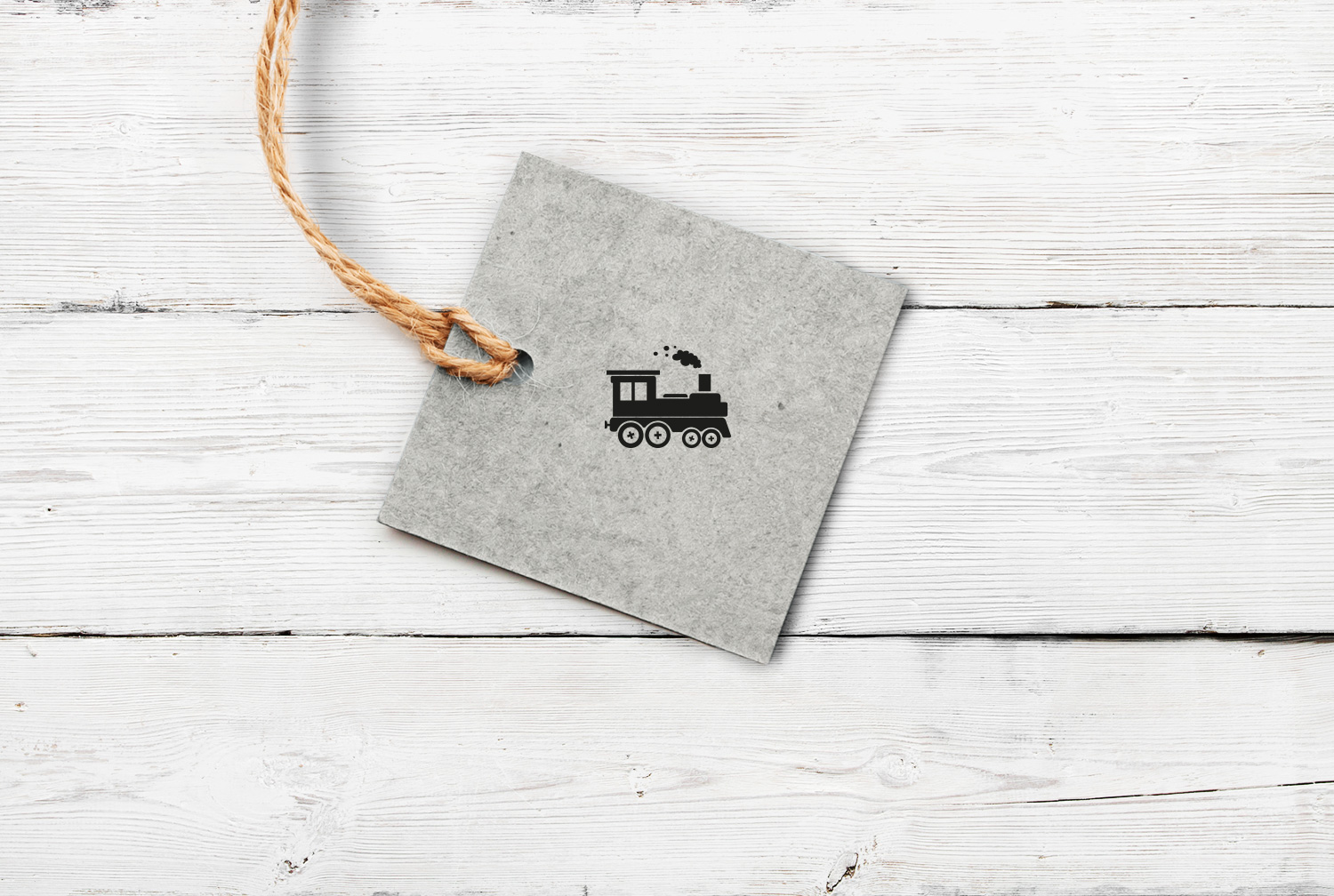 Stempel Eisenbahn/Lokomotive/Zug, 12 mm