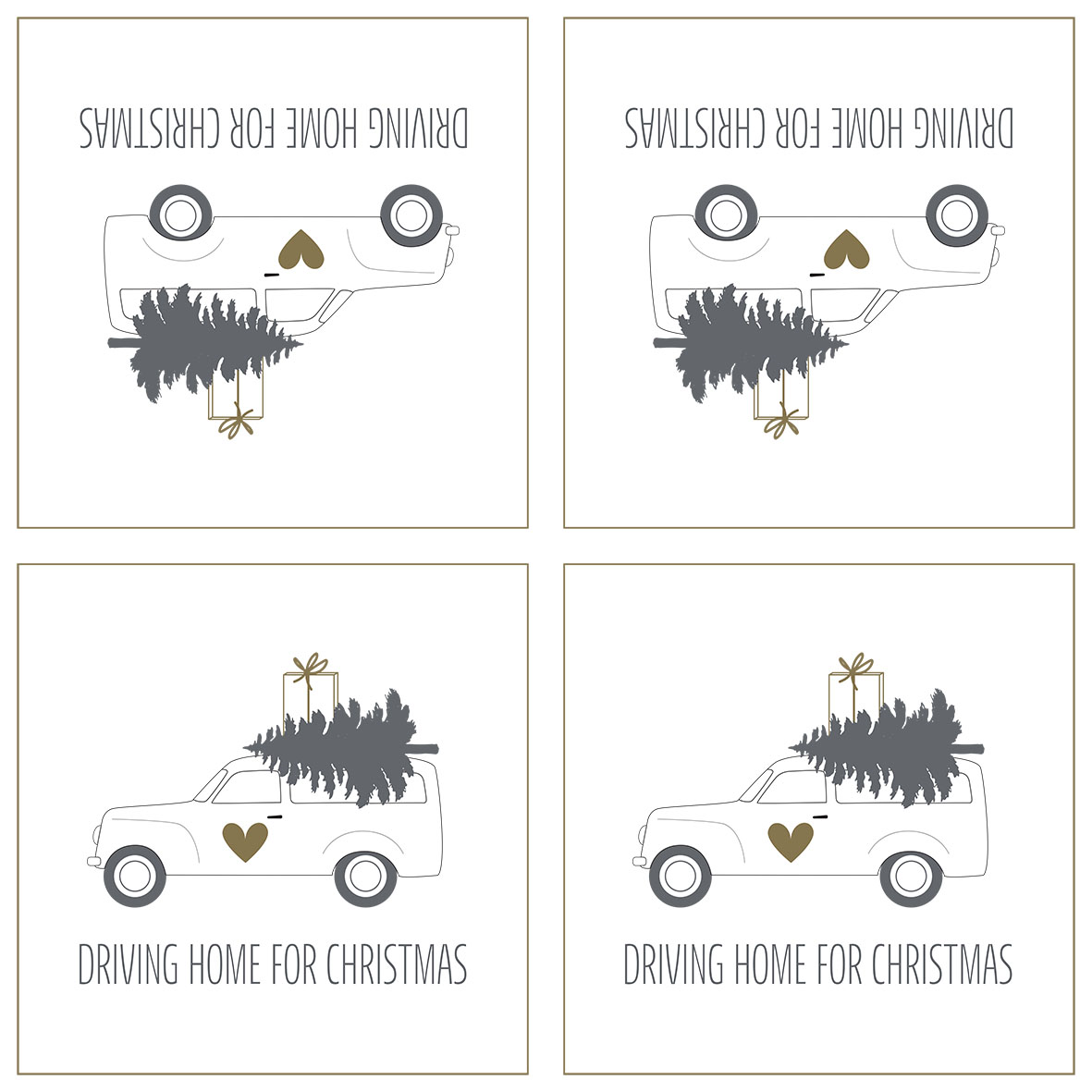 Servietten, "Driving home for Christmas"