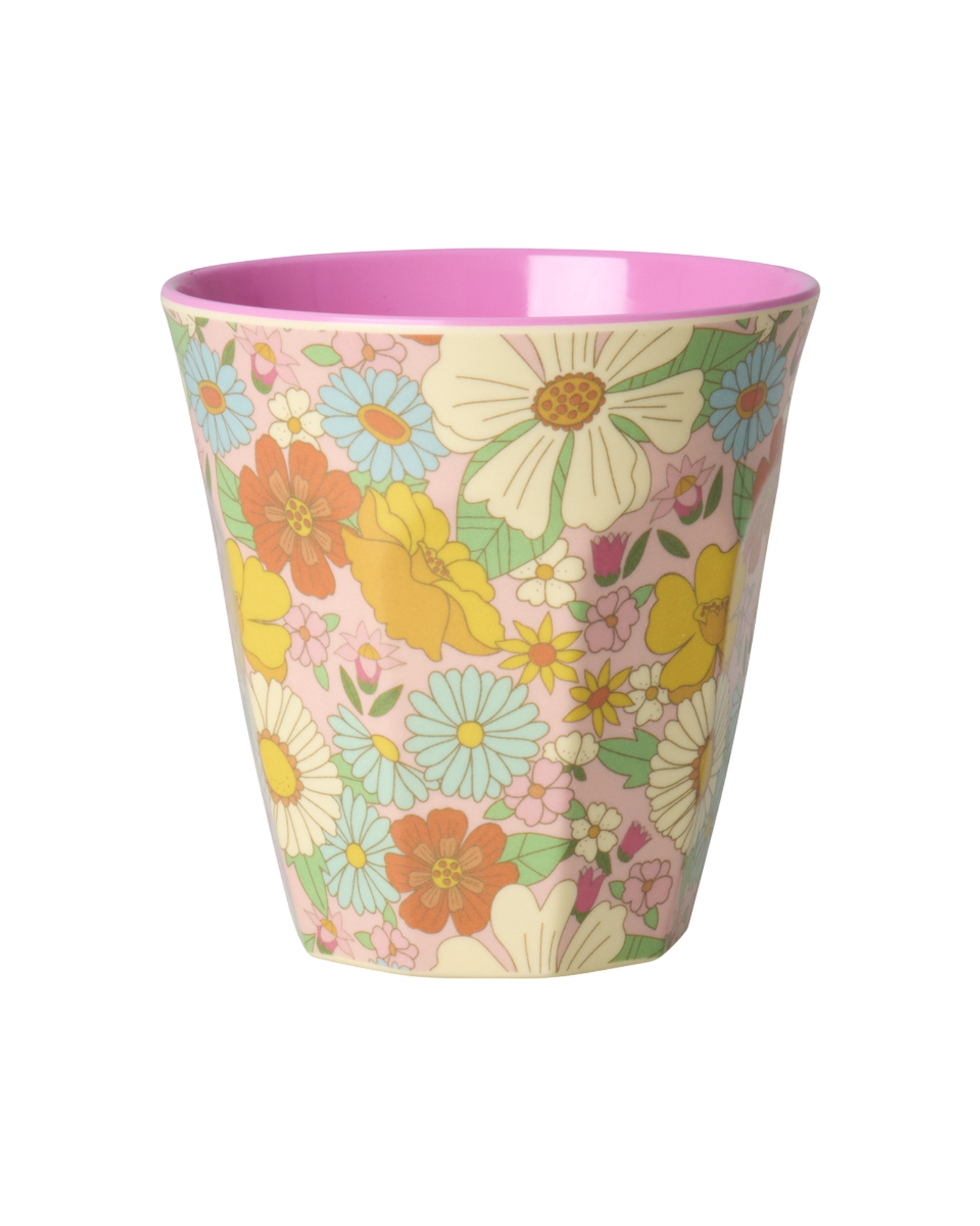 Becher "Flower Power" (Personalisierung möglich)