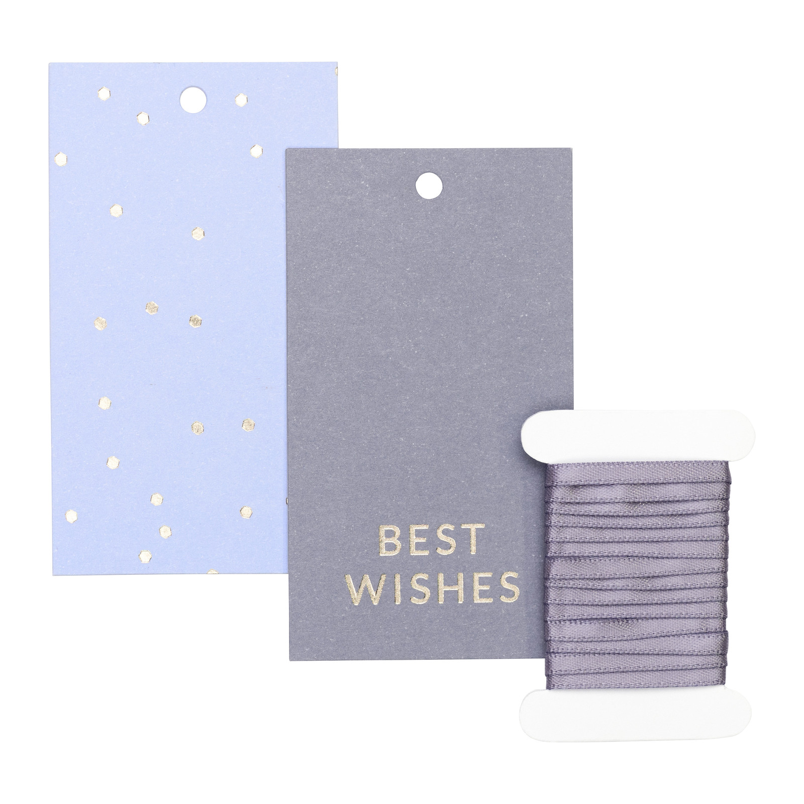 STEWO Geschenkanhänger-Set "Yvie", blau hell