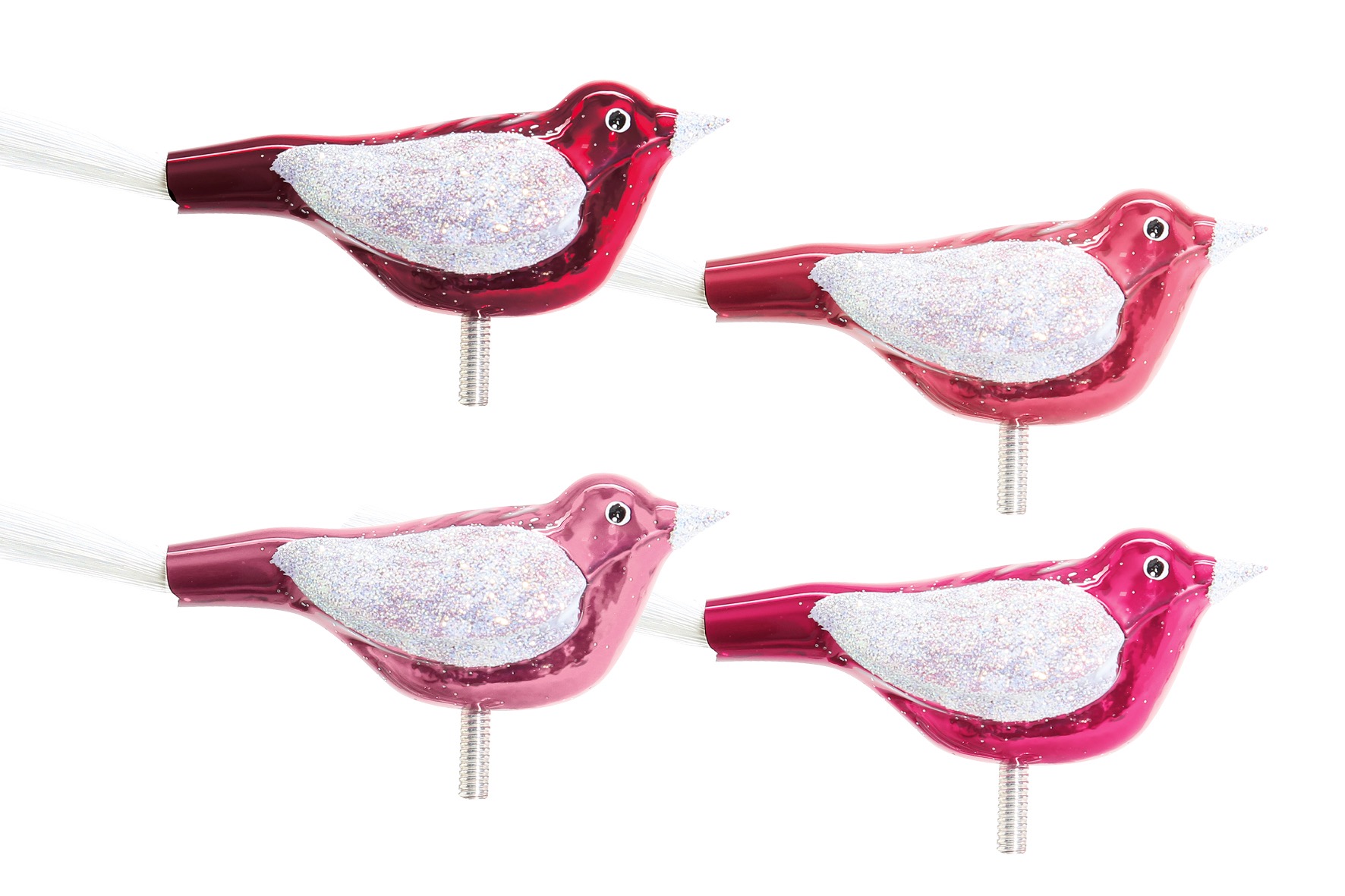 Overbeck and Friends Christbaumschmuck Vogel rot