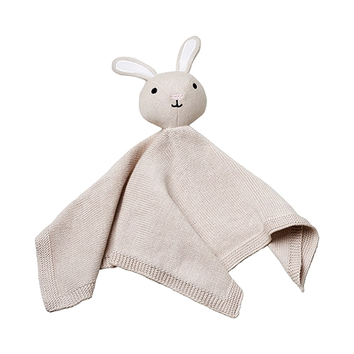 Schmusetuch, gestrickt, "Hase"