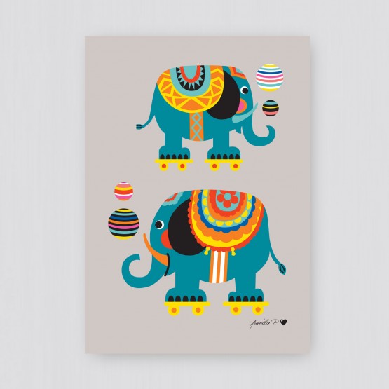 byGraziela Poster, Elefant, A3