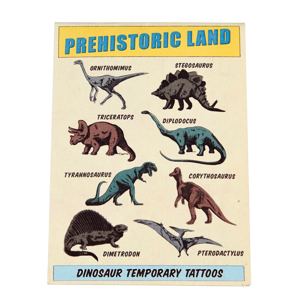 Tattoos "prehistoric land", Dinosaurier