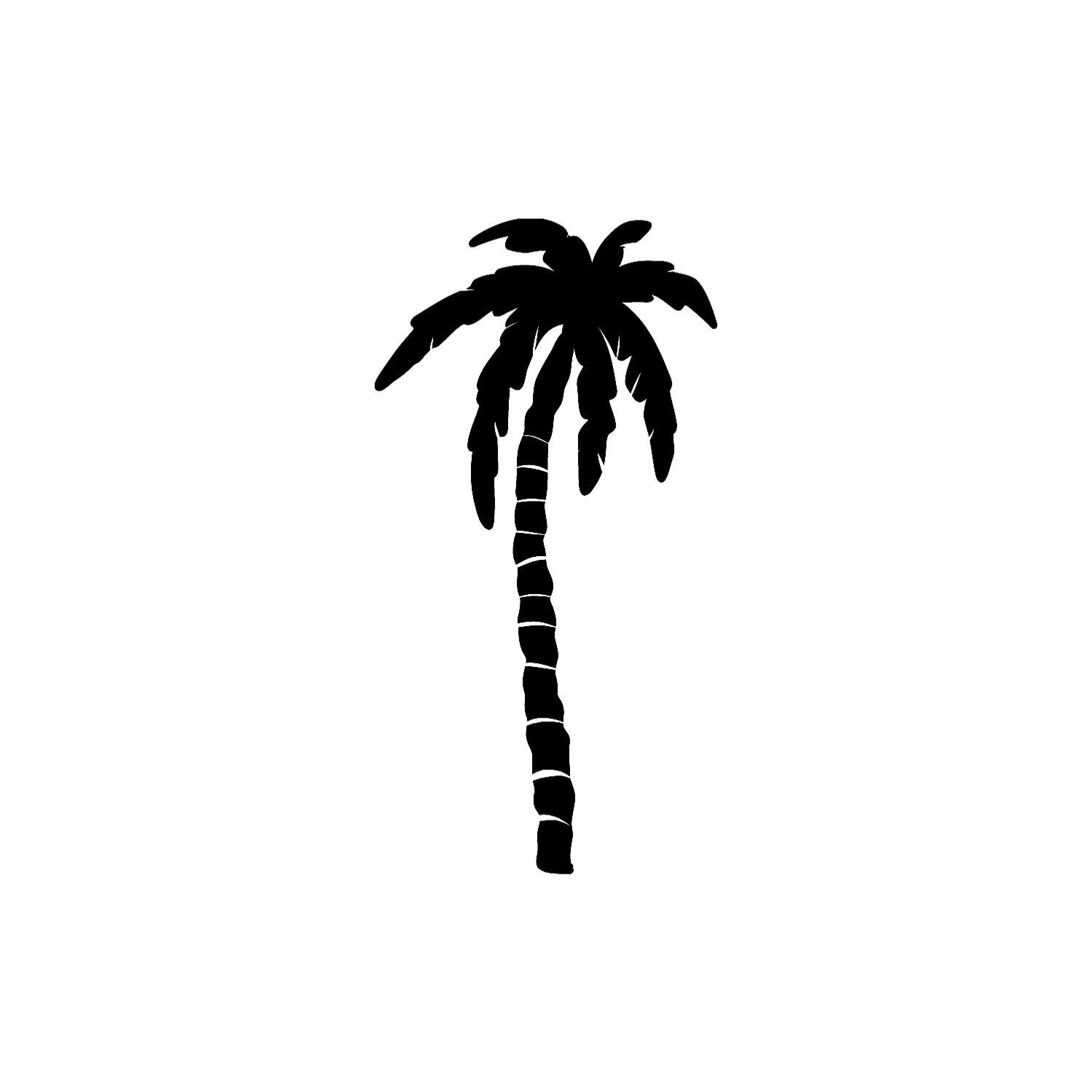 Abdruck Stempel Palme 1, 12 mm