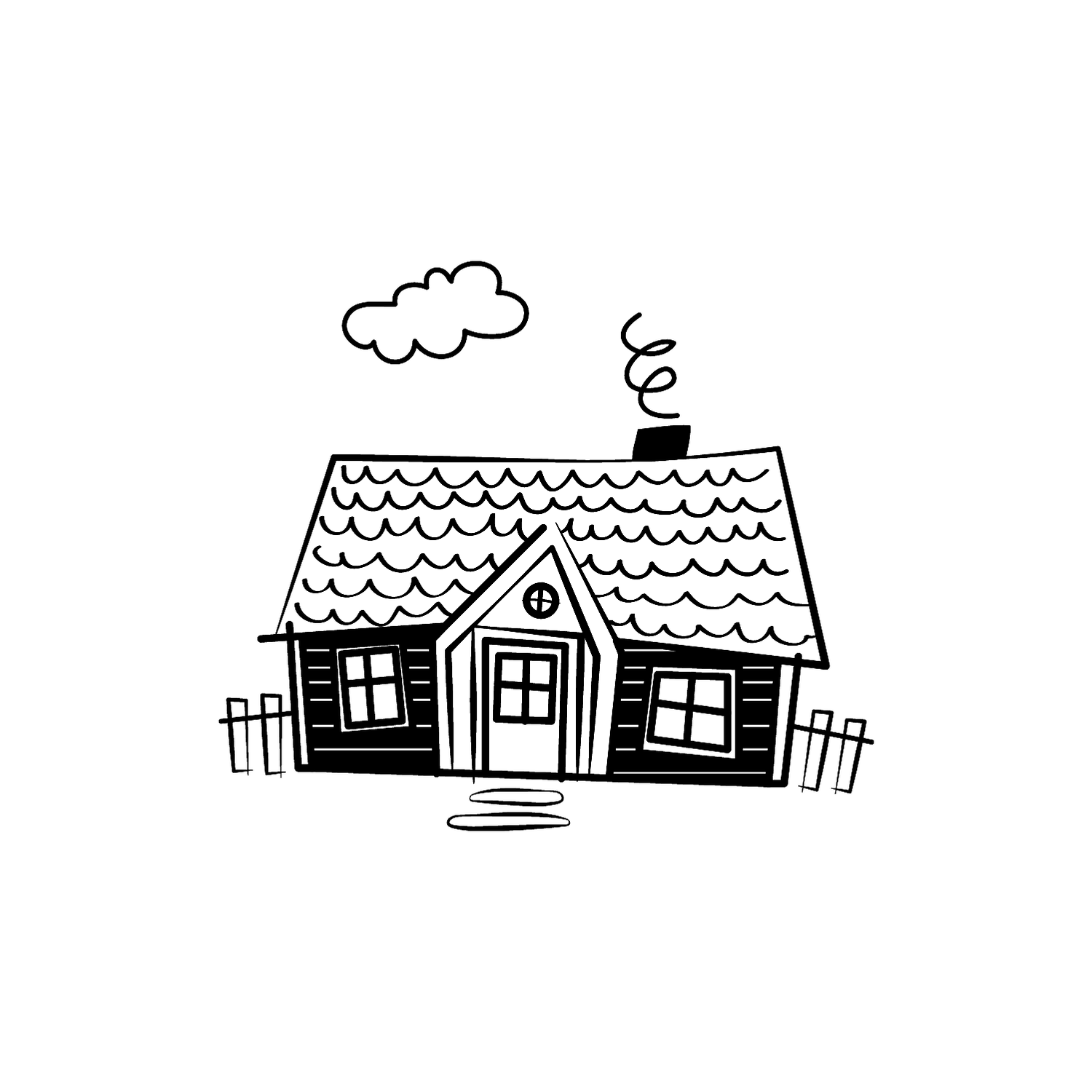 Abdruck Stempel Haus 1/1, 35 mm