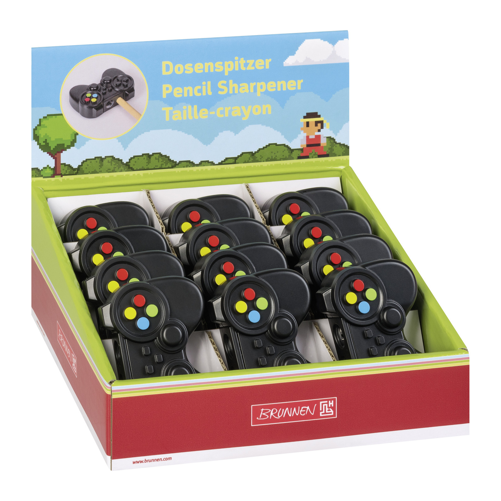BRUNNEN Dosenspitzer "Gamepad"