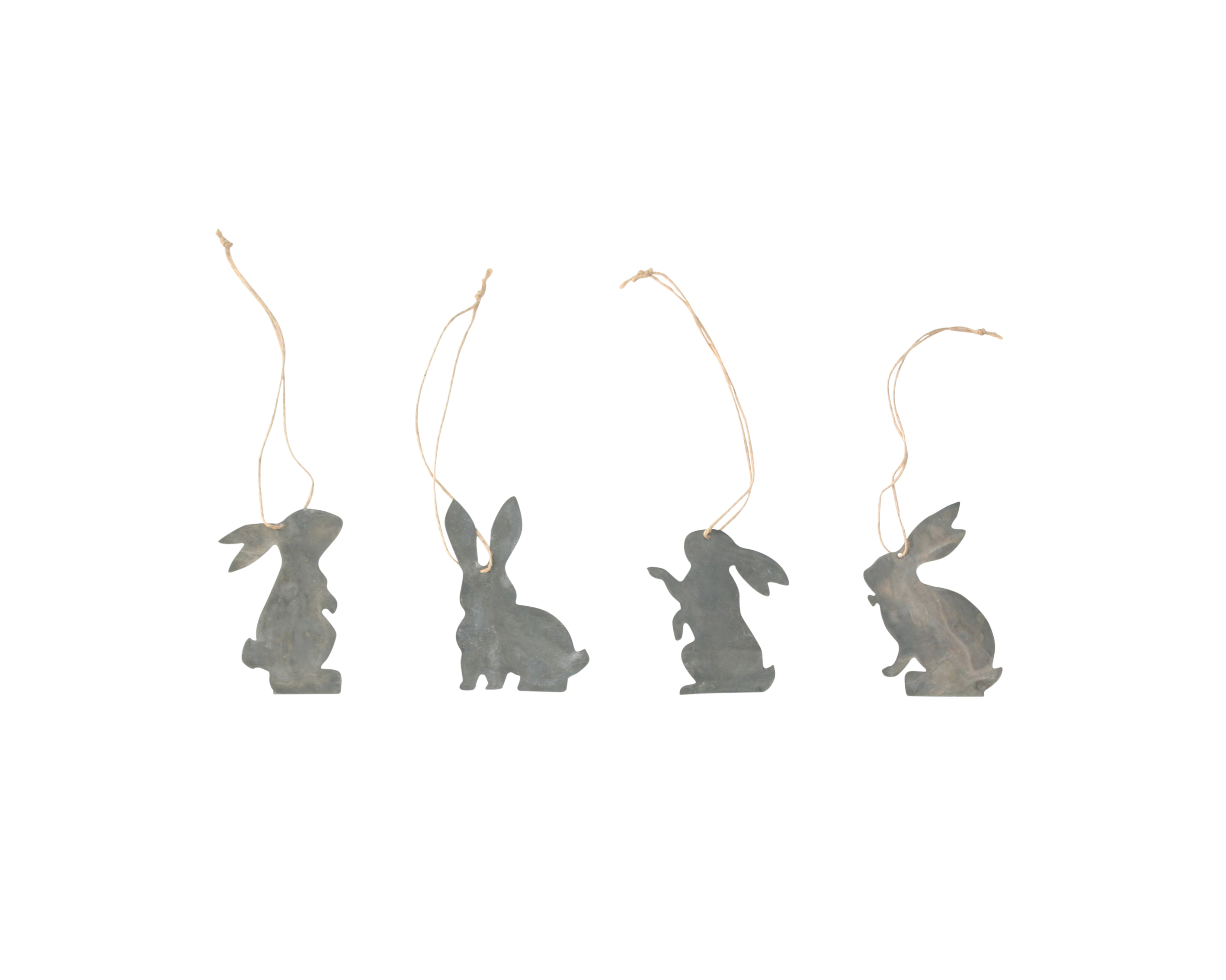 Anhänger Hasen von Krasilnikoff aus Zink, Hase 2