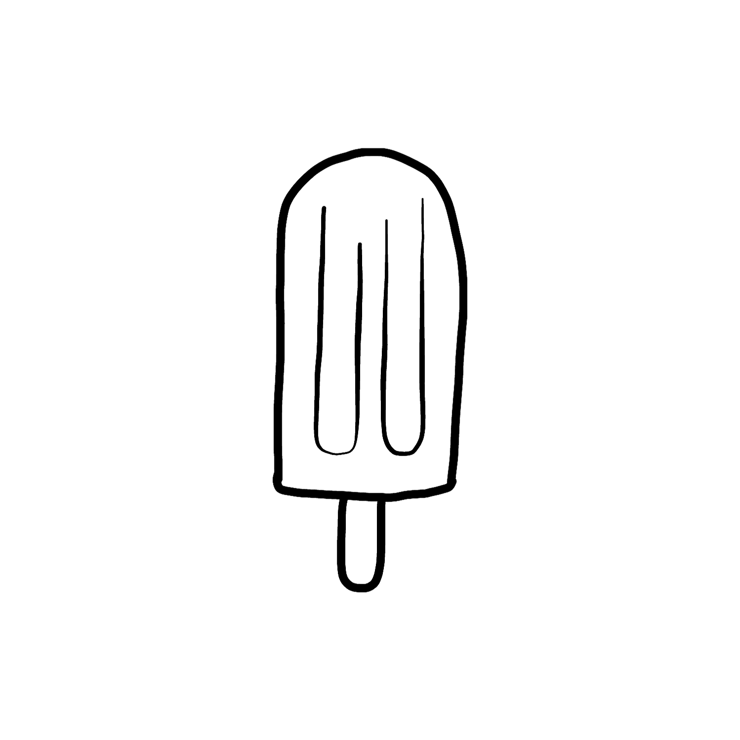 Abdruck Stempel Eis, Variante 1, 12 mm