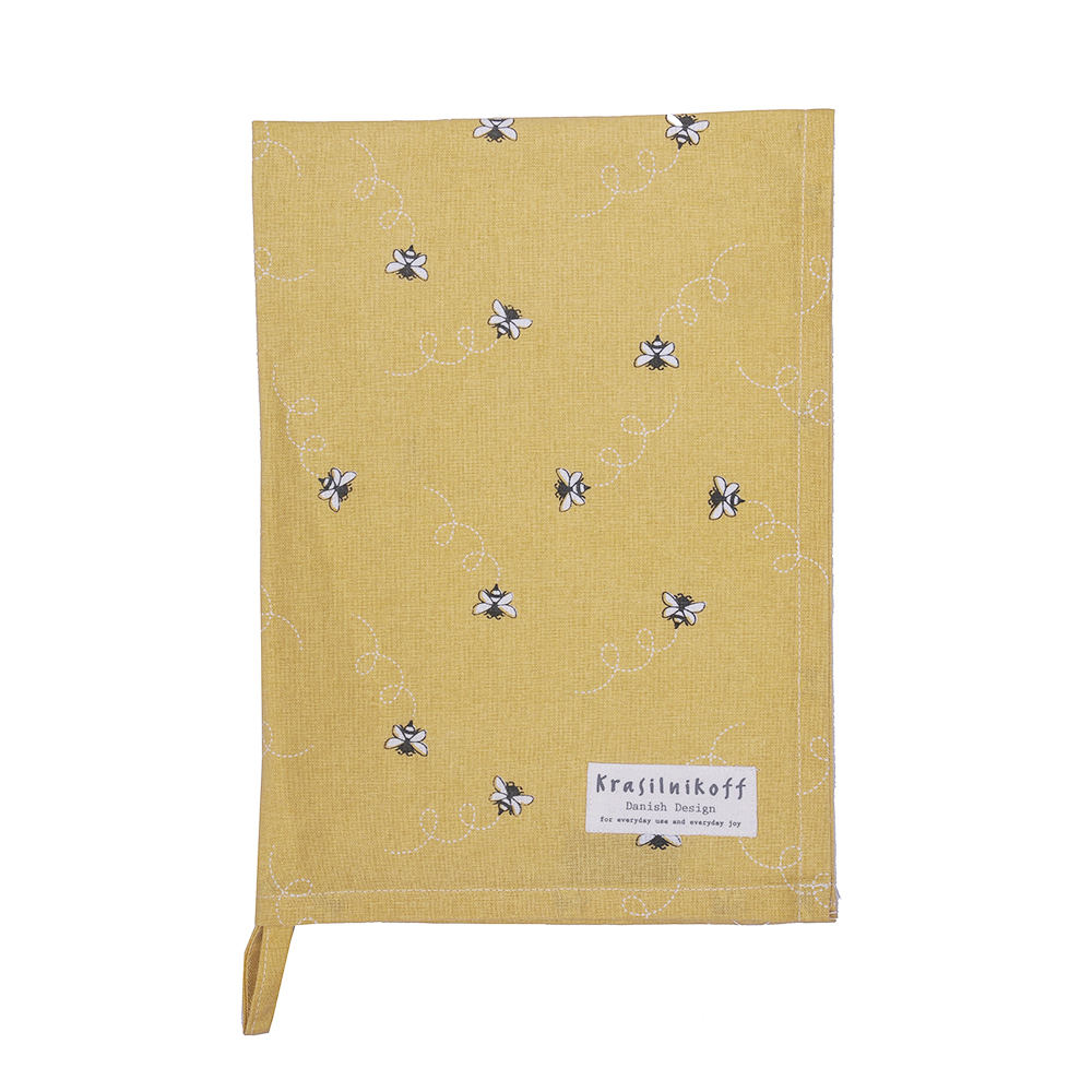 Geschirrtuch, "Bienen", gelb