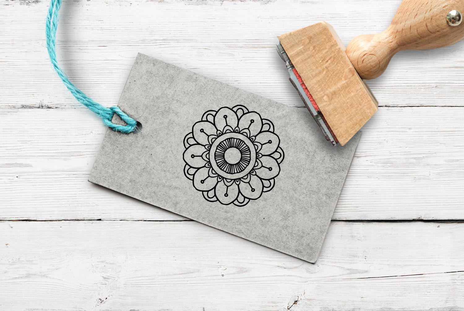 Stempel Blume/Mandala 3, 35 mm