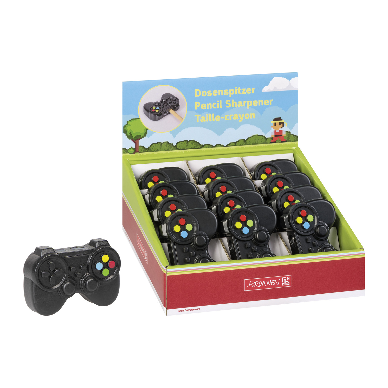 BRUNNEN Dosenspitzer "Gamepad"