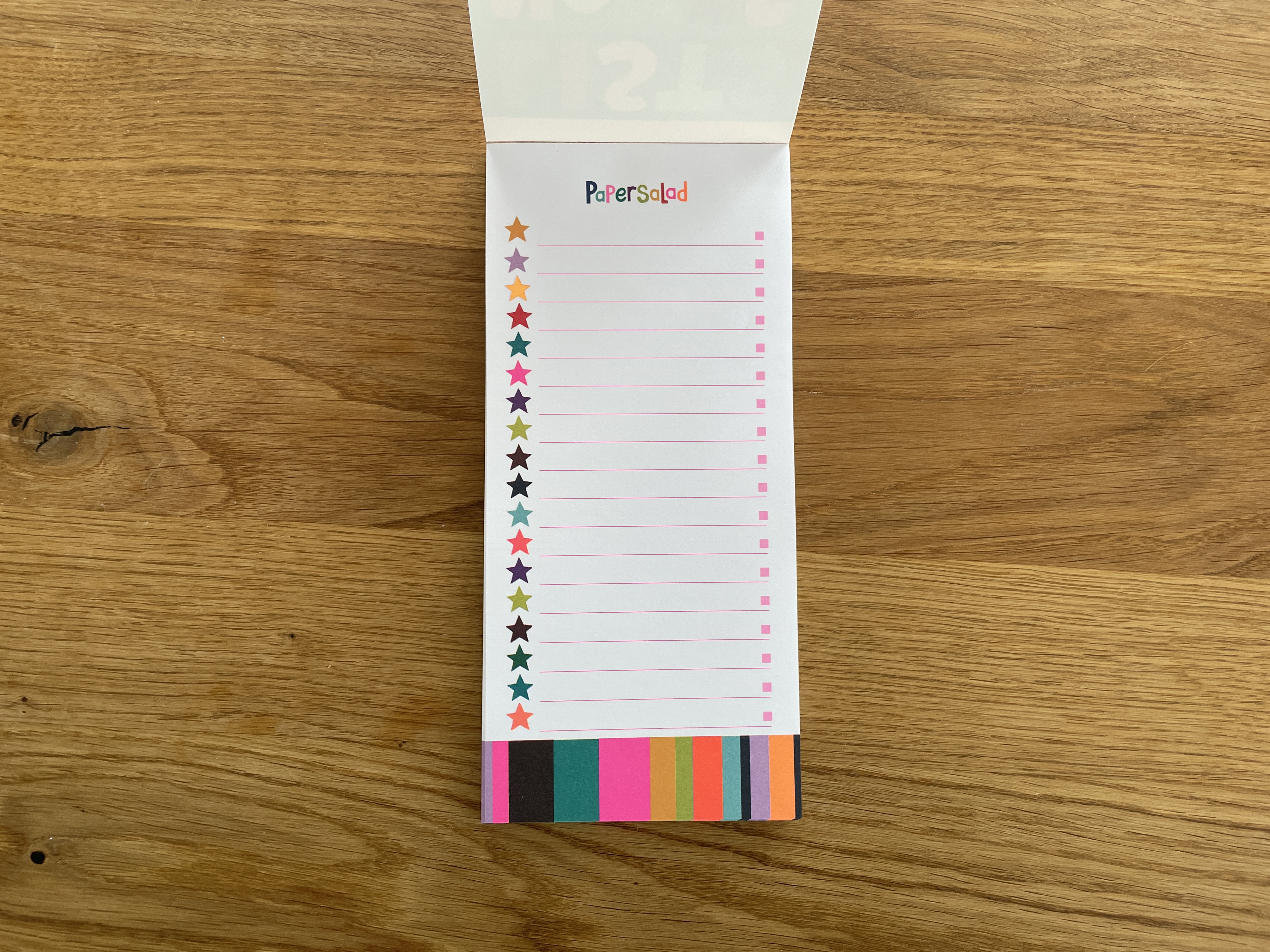 Notizblock magnetisch, liniert, 80 Blatt