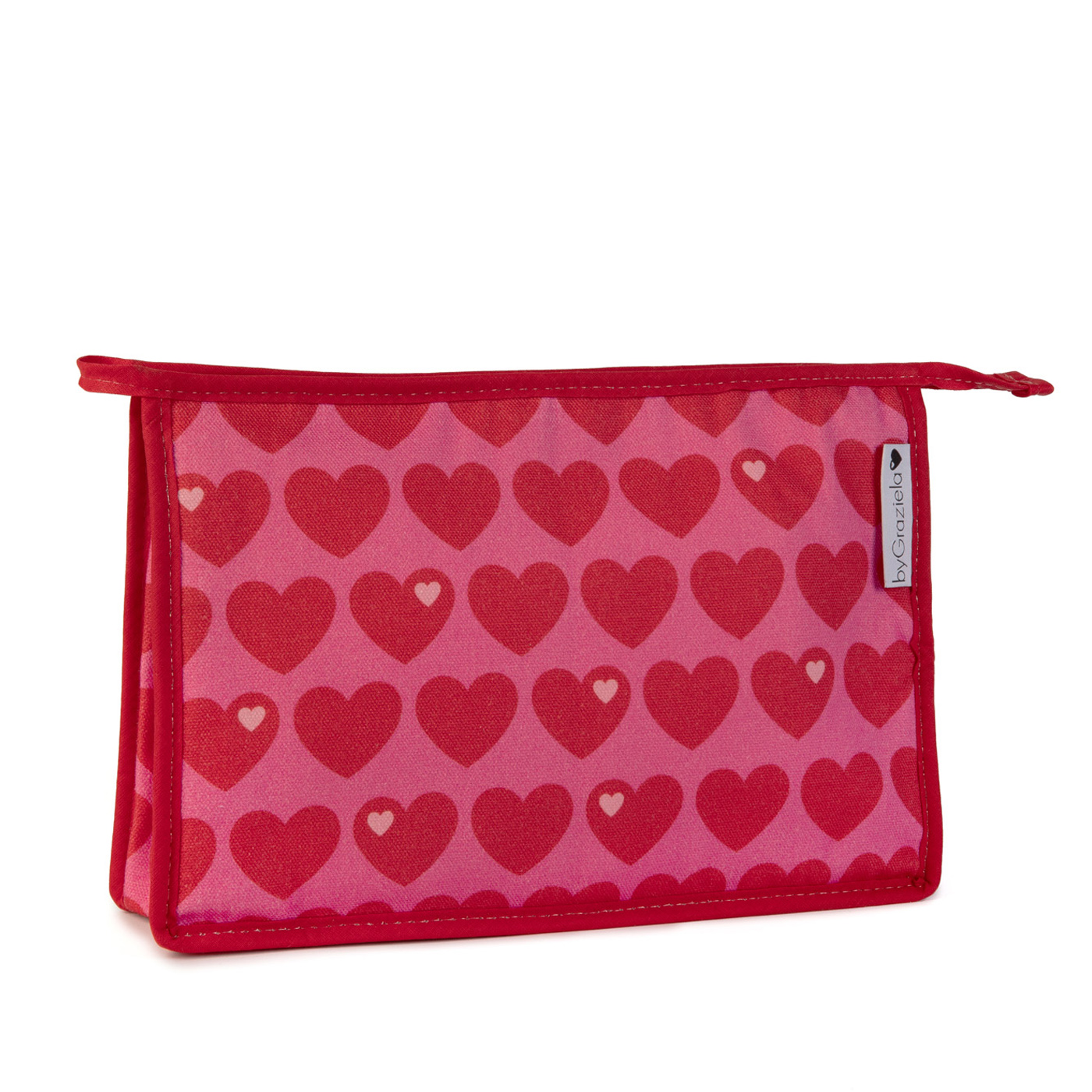 byGraziela Herzen Kulturtasche rot/rosa
