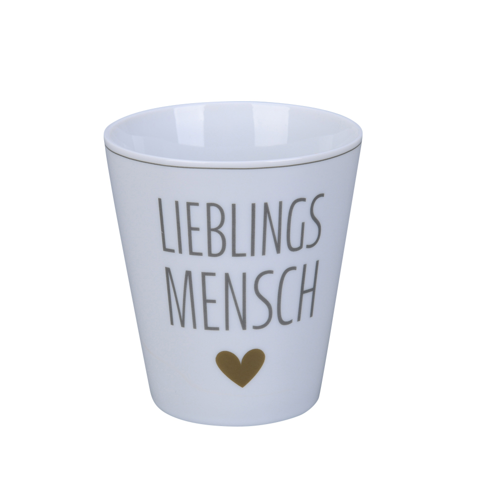 Tasse "Lieblingsmensch", grau