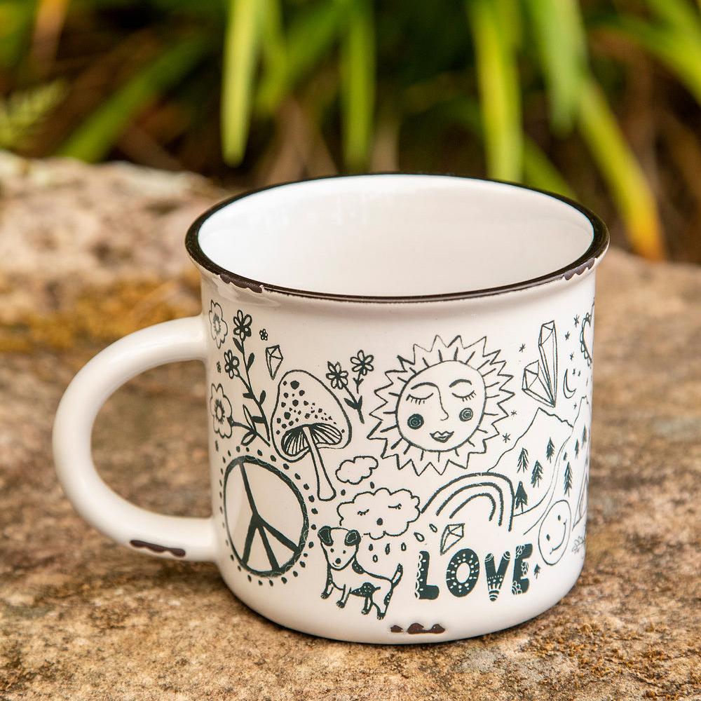 Tasse "doodle love"