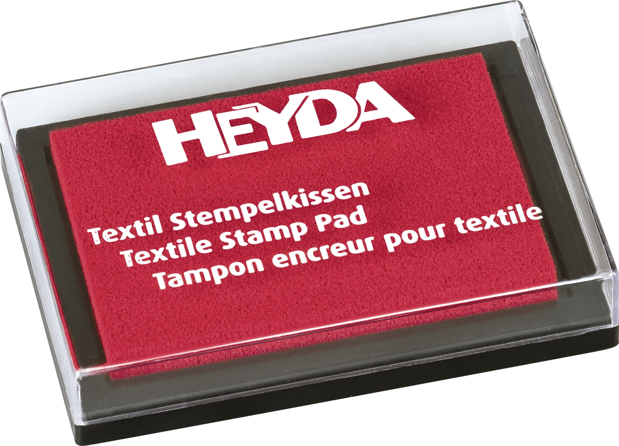 Heyda, Stempelkissen Textil, rot
