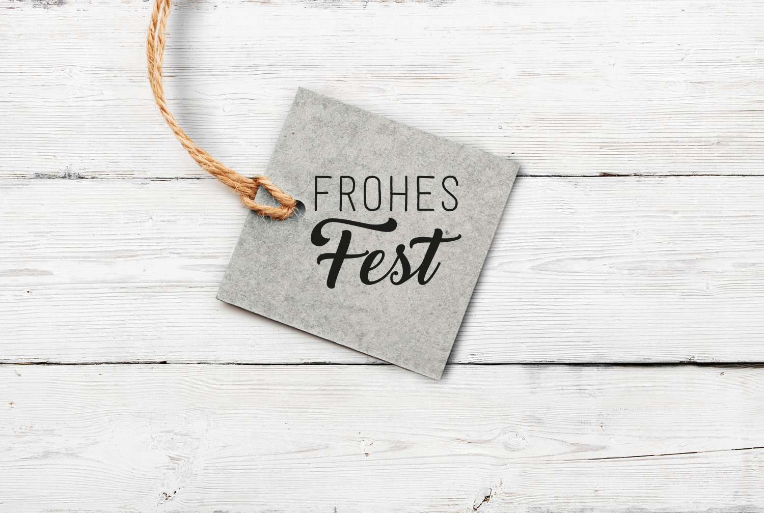 Stempel "Frohes Fest" 25 mm