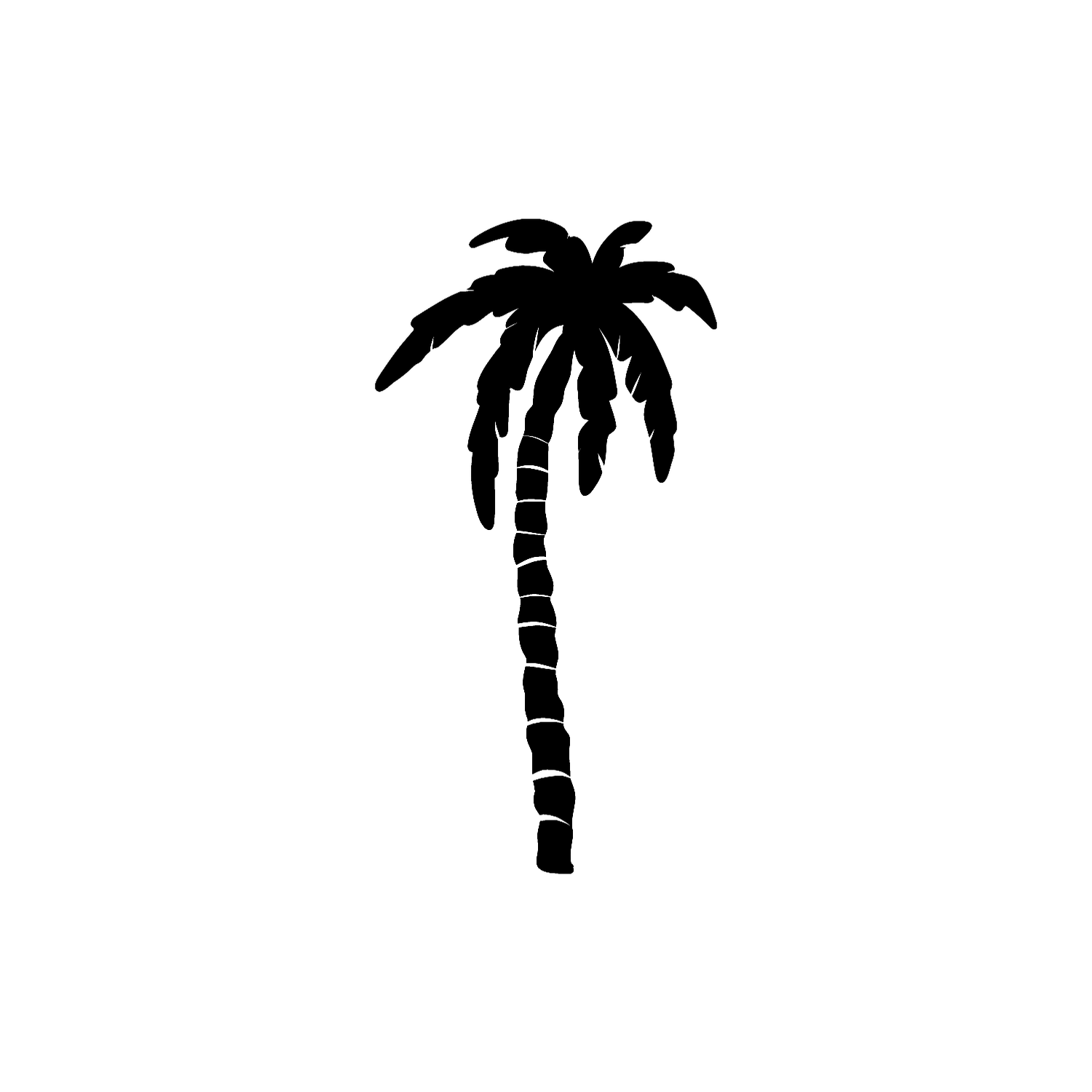 Abdruck Stempel Palme 1, 35 mm